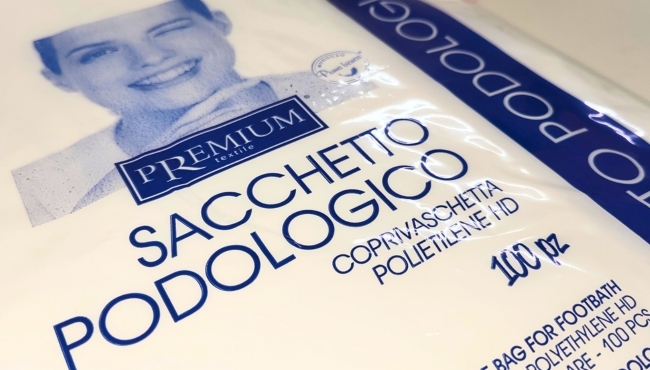 Sacchetto Podologico Coprivaschetta in Polietilene HD, 100pz
